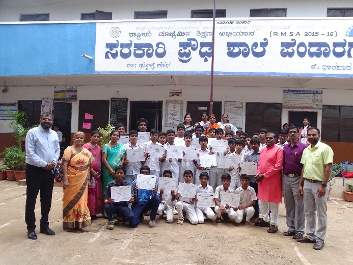 Career Readiness and STEM Learning programme at Government Kannada High School, Pendar Galli