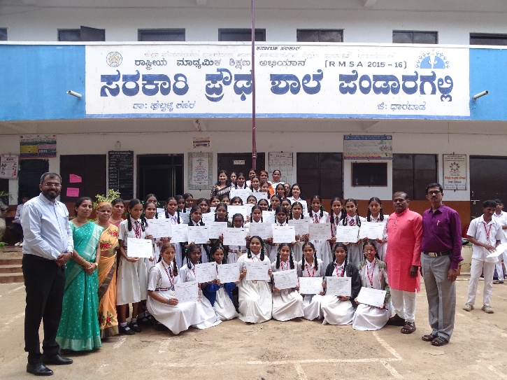 Career Readiness and STEM Learning programme at Government Kannada High School, Pendar Galli